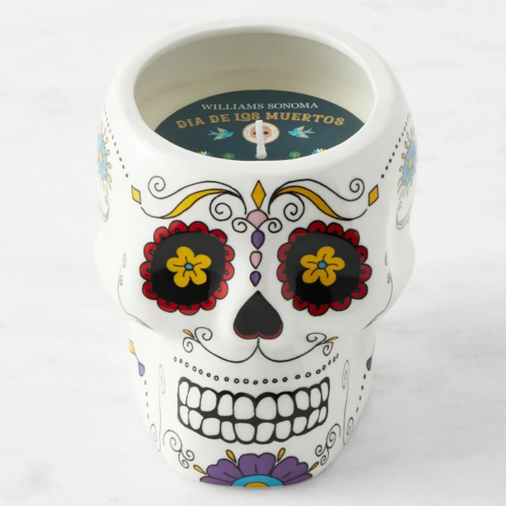 Williams Sonoma Day of the Dead Candle